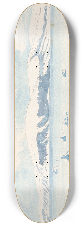 Charles Hamilton Smith - Mount Haddington & Cape Gage 8.25 inch art skate deck