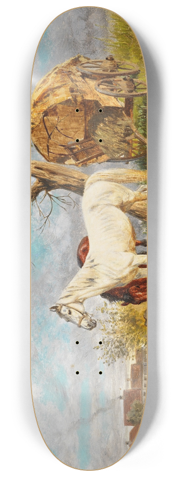 Franz Quaglio - Mittagsrast 8.25 inch art skate deck