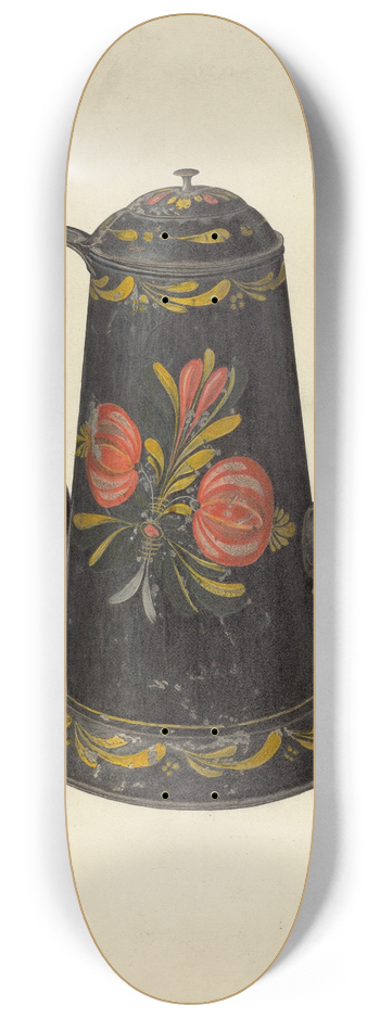 Charles Henning - Toleware Coffee Pot 8.25 inch art skate deck