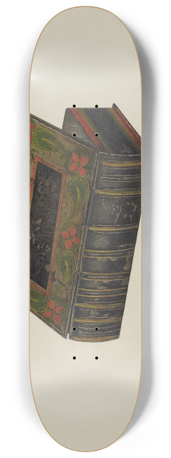 Charles Henning - Toleware Trinket Box 8.25 inch art skate deck