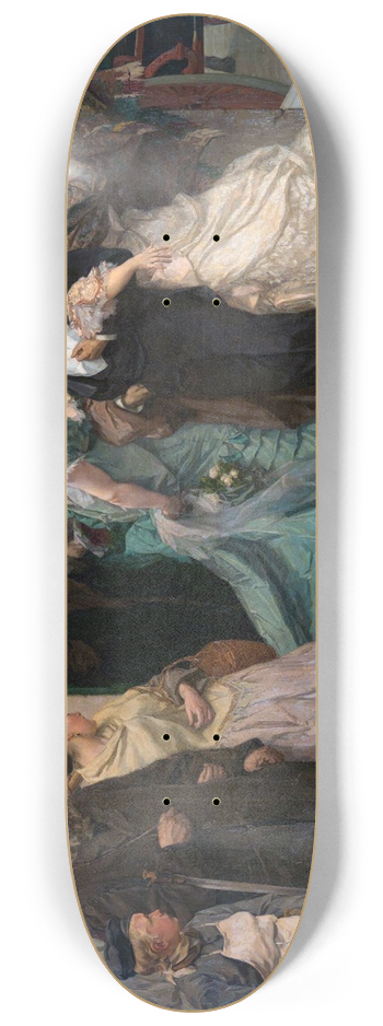 Charles Hermans - At Dawn 8.25 inch art skate deck