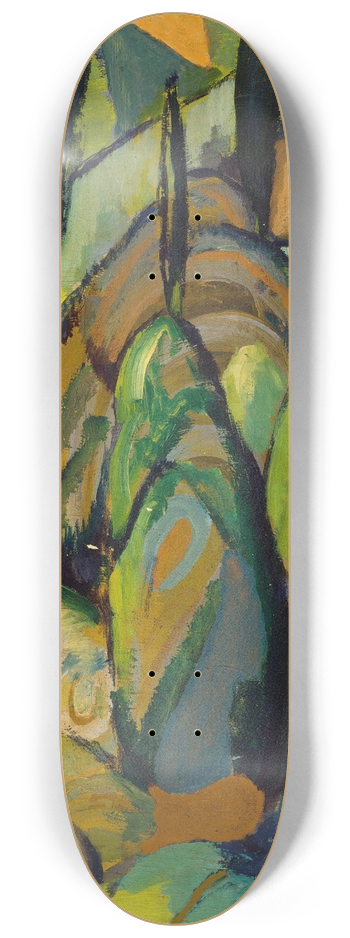 Charles H. Walther - Abstract Landscape 8.25 inch art skate deck