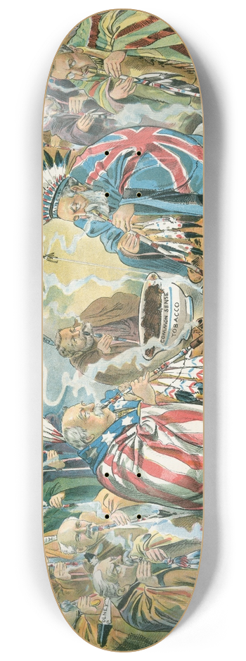 Charles Jay Taylor - Let us have peace 8.25 inch art skate deck