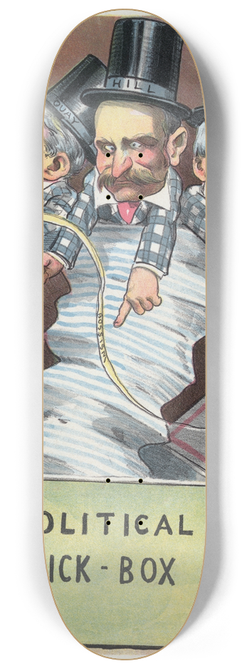Charles Jay Taylor - Up they come again! 8.25 inch art skate deck