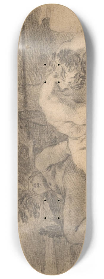 Charles Le Brun - Night 8.25 inch art skate deck