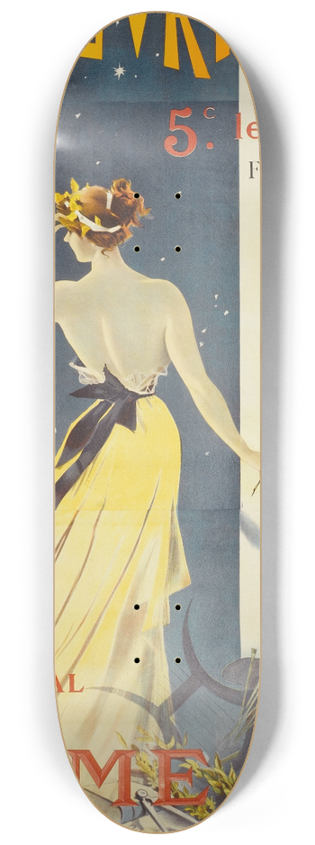 Charles Lucas - Le Journal 5c. Le Numro 8.25 inch art skate deck