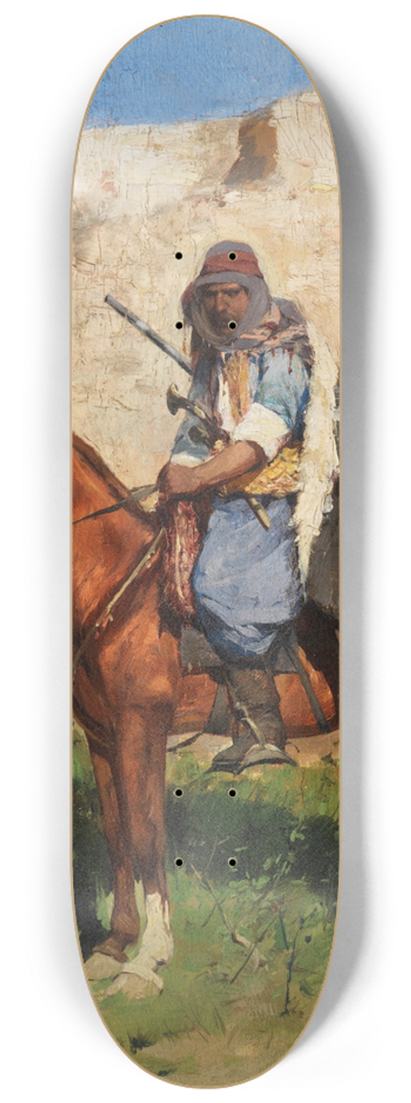 Franz Roubaud - Kaukasischer Reiter 8.25 inch art skate deck