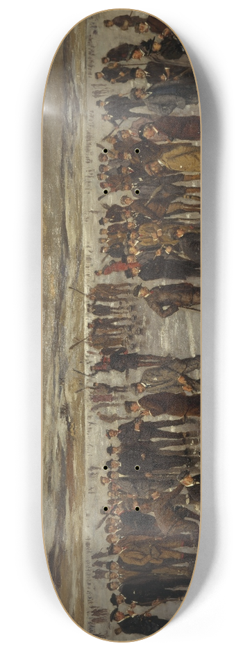 Charles Martin Hardie - Curling at Carsebreck 8.25 inch art skate deck