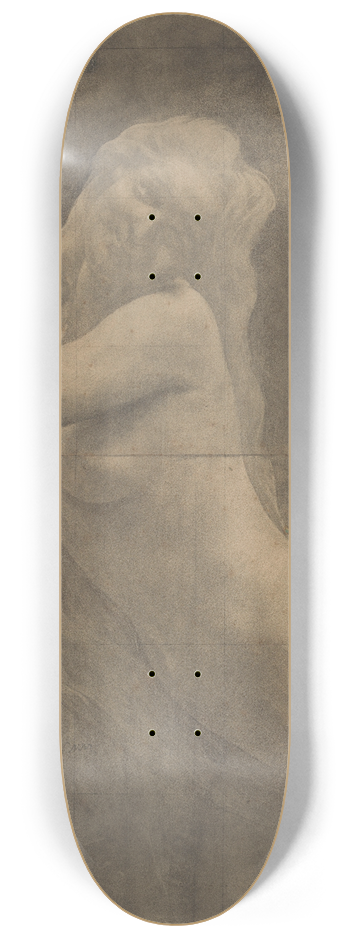 Charles Mertens - Figure Study 8.25 inch art skate deck