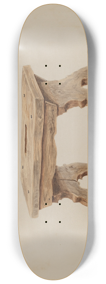 Charles Moss - Footstool 8.25 inch art skate deck