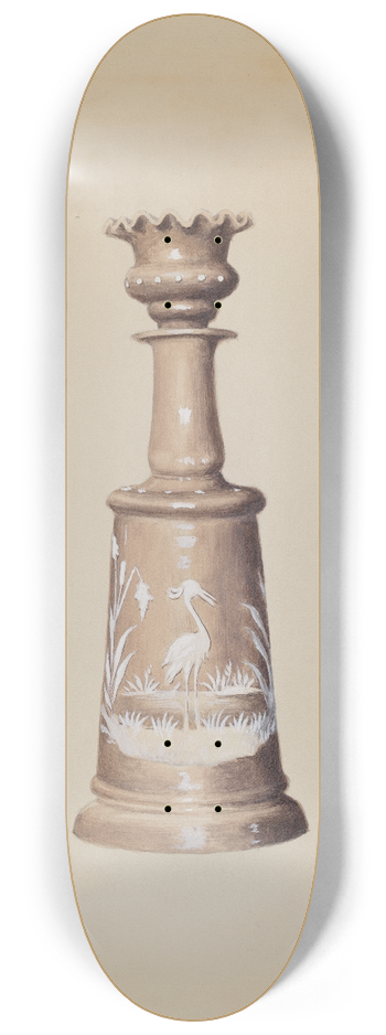 Charles Moss - Scent Bottle with Stopper 8.25 inch art skate deck