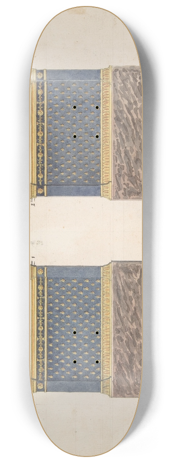 Charles Percier - Right and Left Tribunes 8.25 inch art skate deck