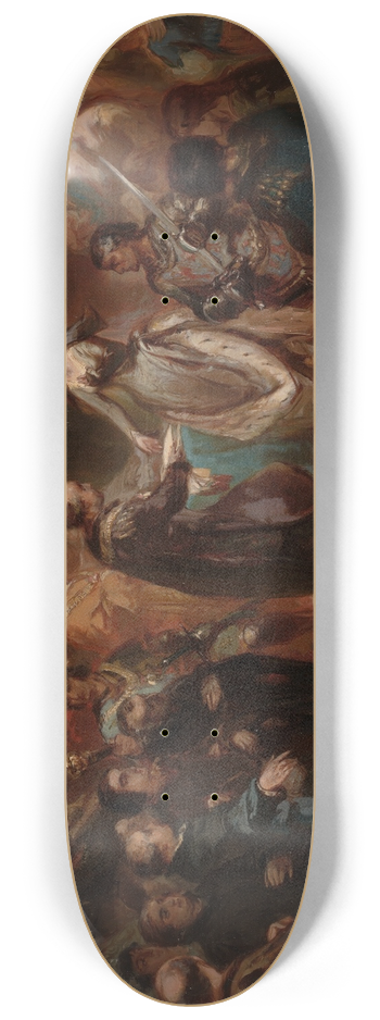 Charles Rochussen - Maria van Bourgondi verleent het groot Privilege, Anno 1477 8.25 inch art skate deck