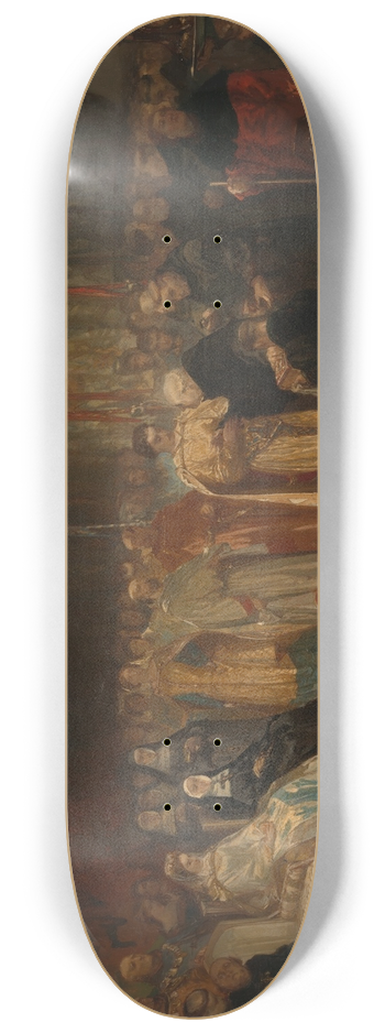 Charles Rochussen - Melis Stoke with Count Floris V. 8.25 inch art skate deck