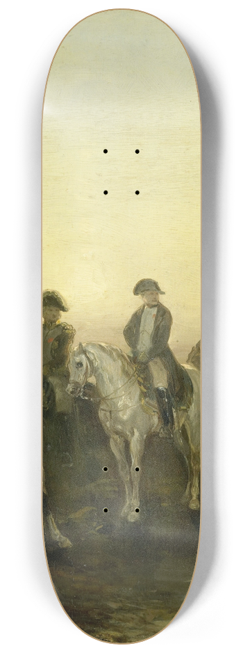 Charles Rochussen - Napoleon with his Staff 8.25 inch art skate deck