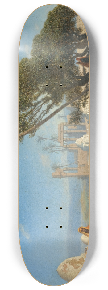 Charles Thodore Frre - HalteDans Le Dsert 8.25 inch art skate deck