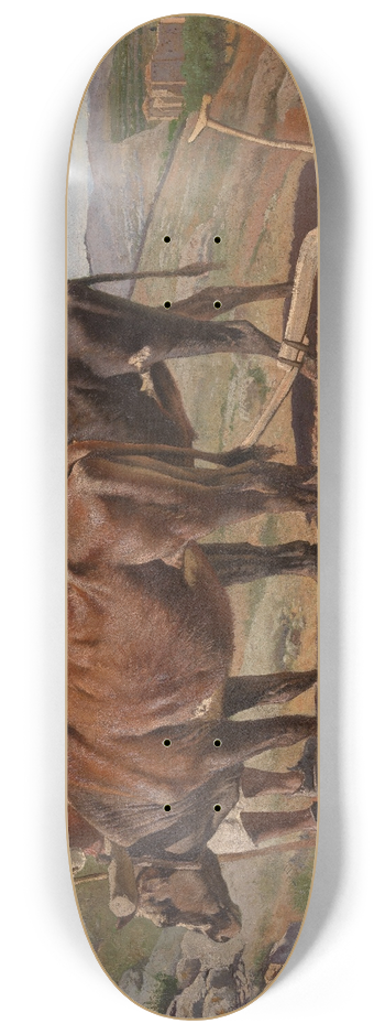 Charles Verlat - Plough Oxes with Fellah 8.25 inch art skate deck