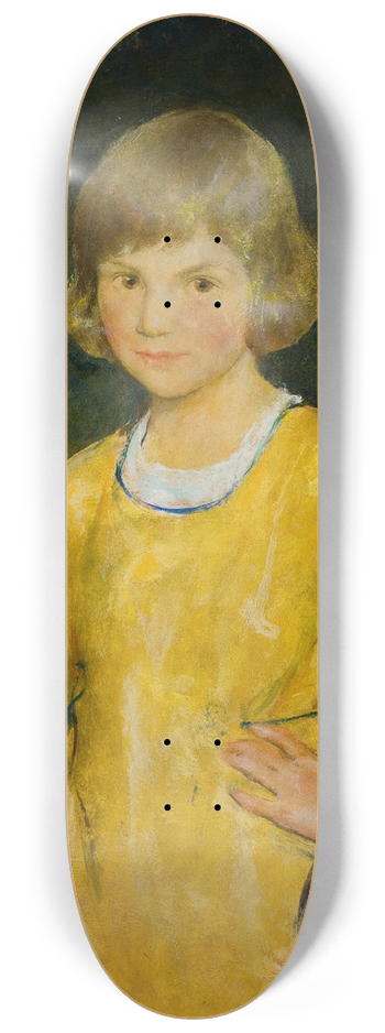 Charles Webster Hawthorne - Portrait of Joan Becker 8.25 inch art skate deck