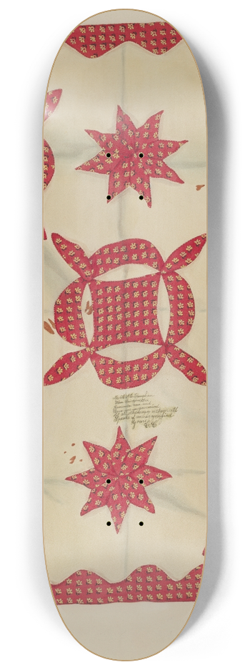 Charlotte Angus - Crib Quilt 8.25 inch art skate deck