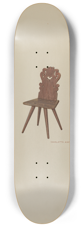 Charlotte Angus - Pa. German Chair 8.25 inch art skate deck