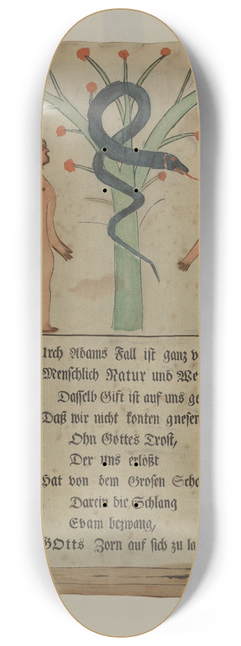 Charlotte Angus - Woodcut Vorschrift 8.25 inch art skate deck