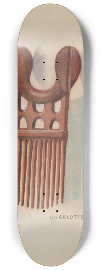 Charlotte Angus - Wool Comb 8.25 inch art skate deck