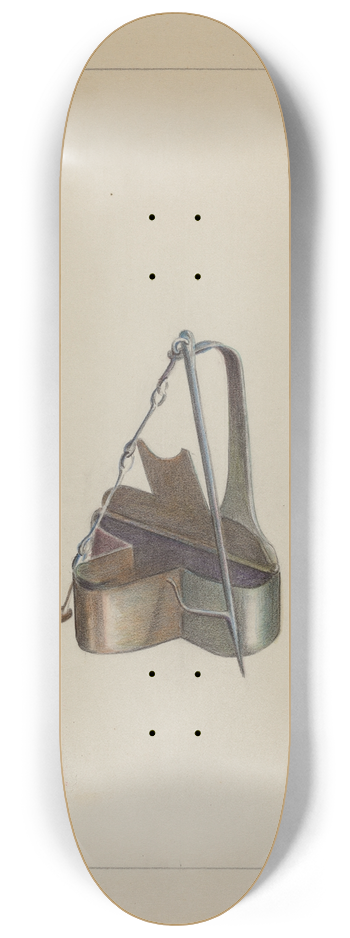 Charlotte Winter - Lamp 8.25 inch art skate deck