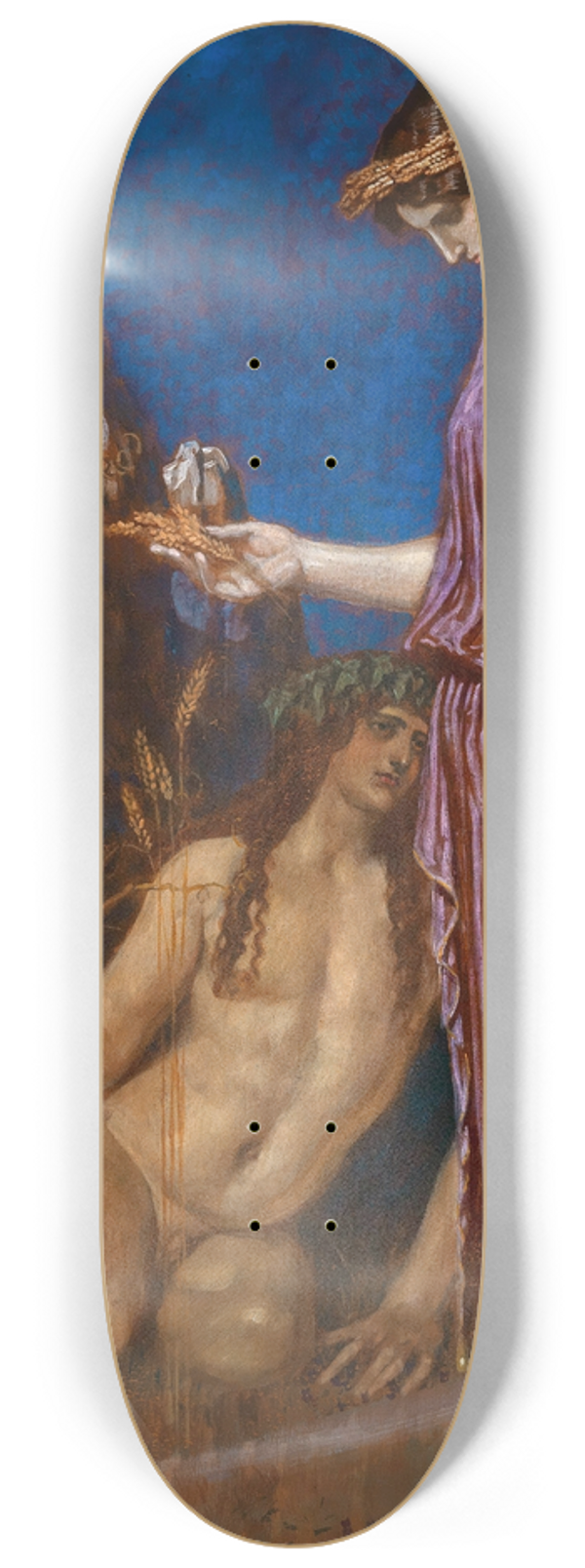 Franz Stassen - Allegory of Autumn 8.25 inch art skate deck