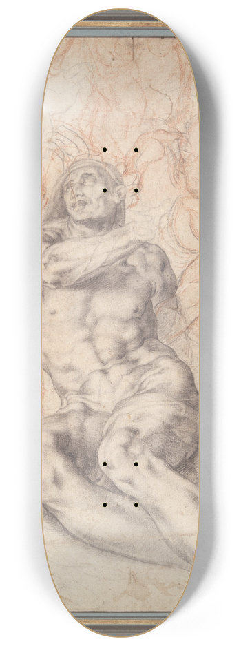 Cherubino Alberti - Study for a Resurrection ofLazarus 8.25 inch art skate deck