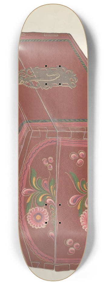 Chester Faris - Painted Chest 8.25 inch art skate deck