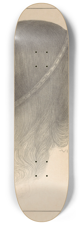 Chris Lebeau - Portret van Viola 8.25 inch art skate deck