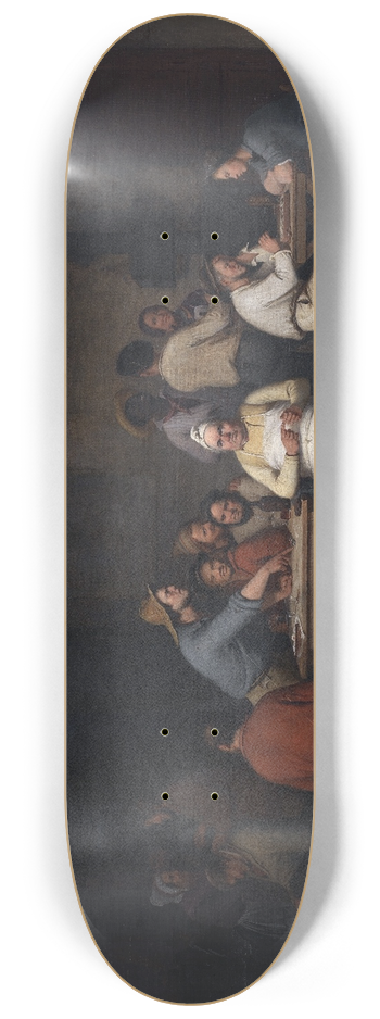 Christian Andreas Schleisner - En scene i vrtshuset Brokkensbod 8.25 inch art skate deck