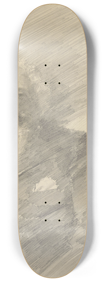 Christian Krohg - Holger Drachmann 8.25 inch art skate deck