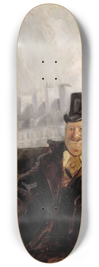 Christian Krohg - Parisian Coachman 8.25 inch art skate deck
