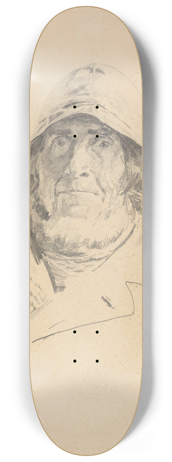 Christian Krohg - The Pilot Per Sand 8.25 inch art skate deck