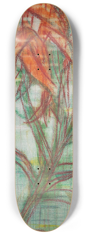 Christian Rohlfs - Blumenstillleben 8.25 inch art skate deck