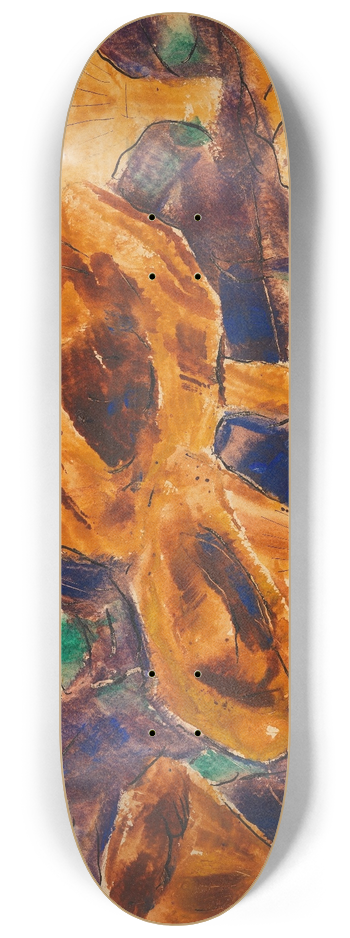 Christian Rohlfs - Pilze 8.25 inch art skate deck
