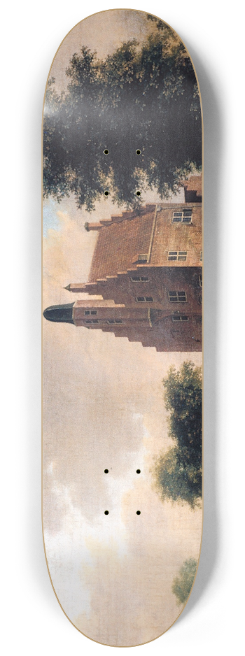 Christian Zepp - Huis Oudaen, Near Breukelen 8.25 inch art skate deck