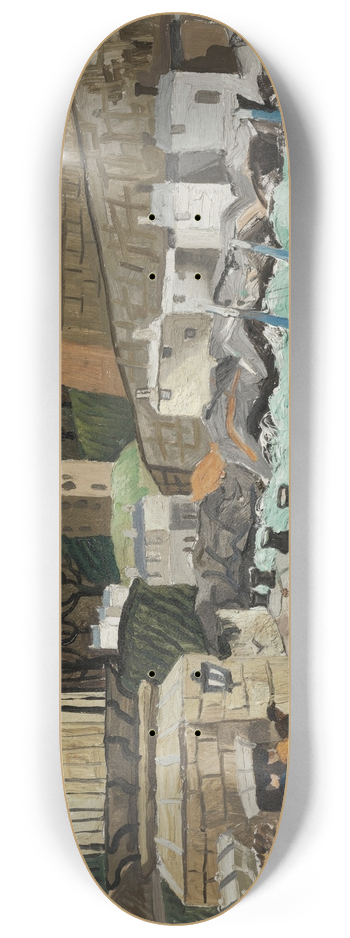 Christopher Wood - St Ives, Cornwall 8.25 inch art skate deck