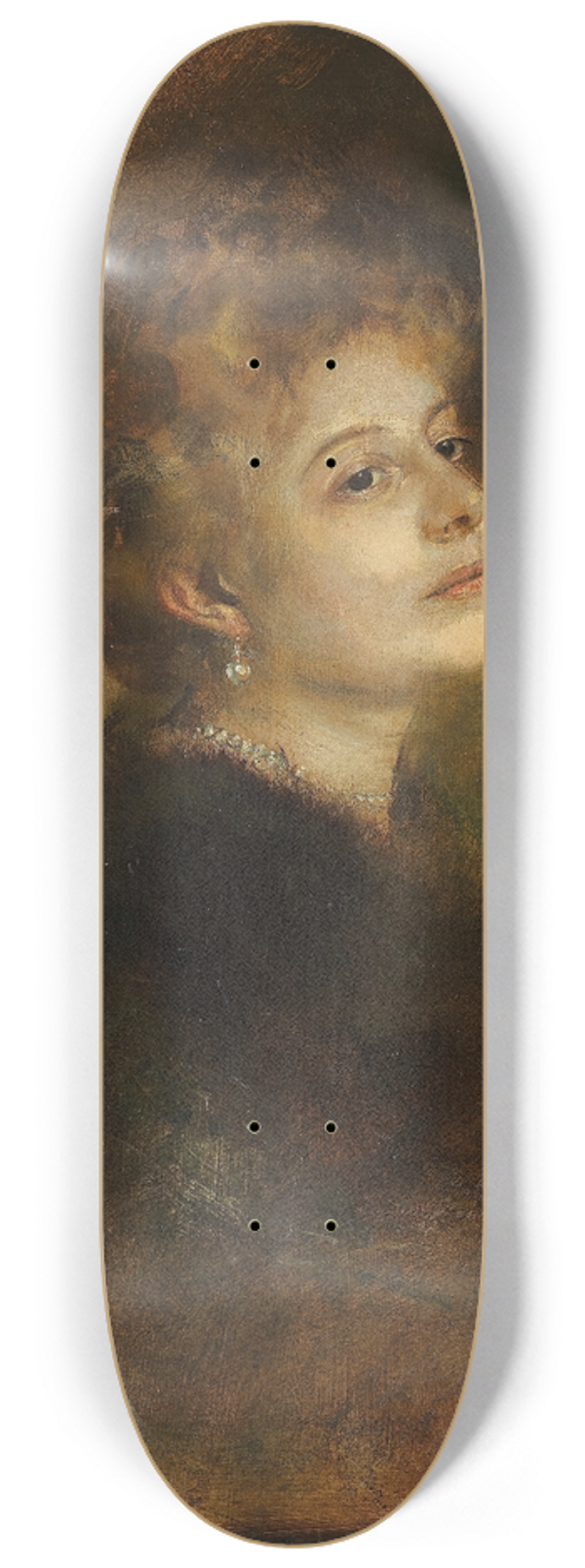 Franz von Lenbach - Lily von Poschinger 8.25 inch art skate deck