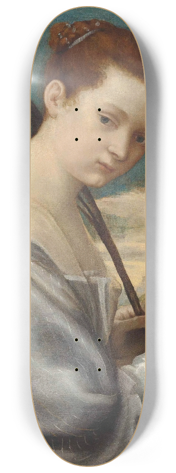 Circle of Titian - Saint Agnes 8.25 inch art skate deck