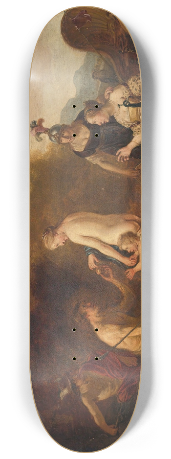Claes Cornelisz. Moeyaert - The judgement of Paris 8.25 inch art skate deck