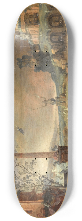 Claes Jacobsz. van der Heck - Witches Sabbath 8.25 inch art skate deck