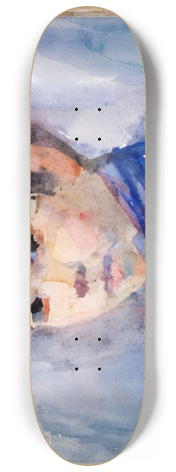 Clare Marsh - Head of a Young Boy perhaps in Uniform 8.25 inch art skate deck
