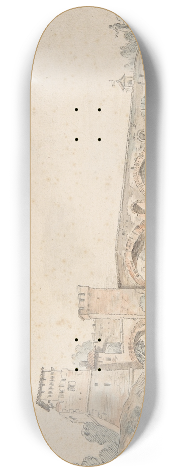 Claude-Joseph Vernet - Ponte Molle, Rome 8.25 inch art skate deck