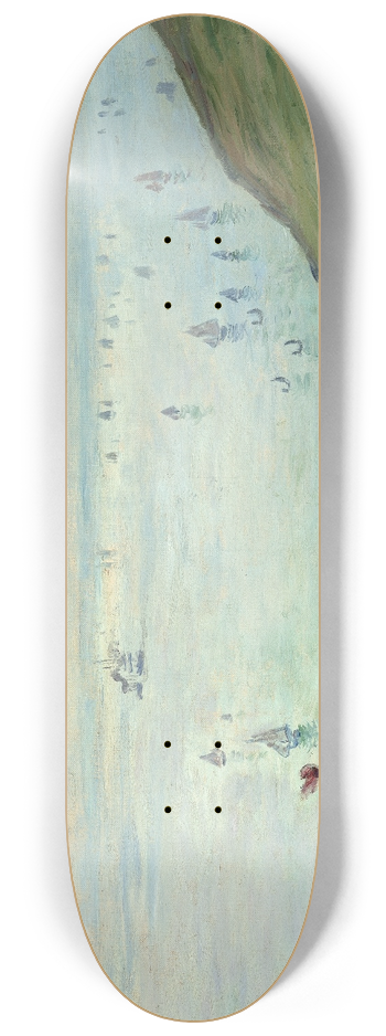 Claude Monet - Cliffs at Pourville 8.25 inch art skate deck