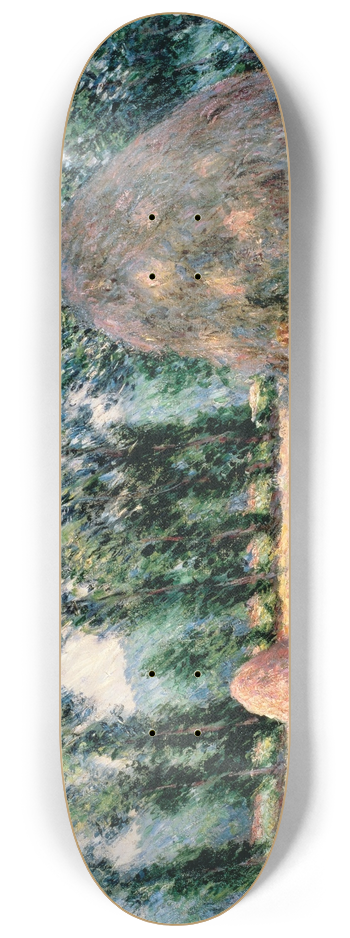 Claude Monet - Haystacks 8.25 inch art skate deck
