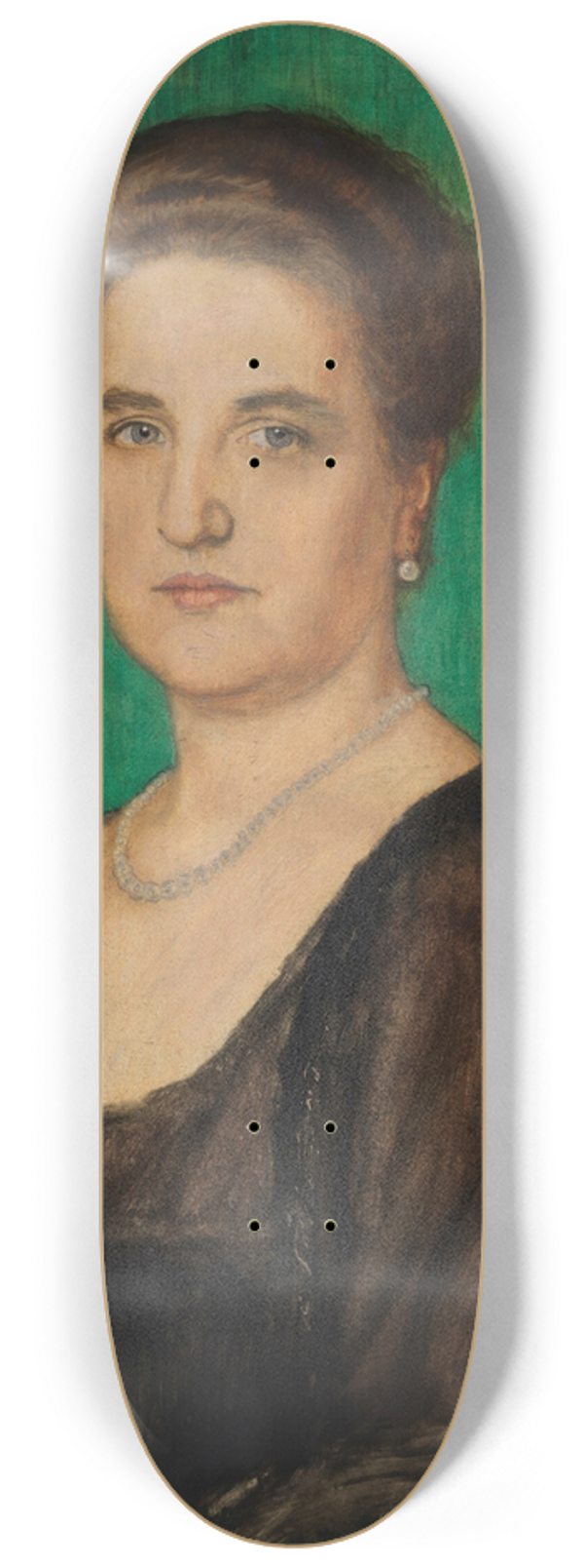 Franz von Stuck - Damenbildnis (Martha Butzer) 8.25 inch art skate deck