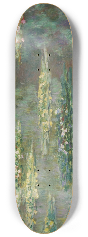 Claude Monet - Le Bassin des Nympheas 8.25 inch art skate deck