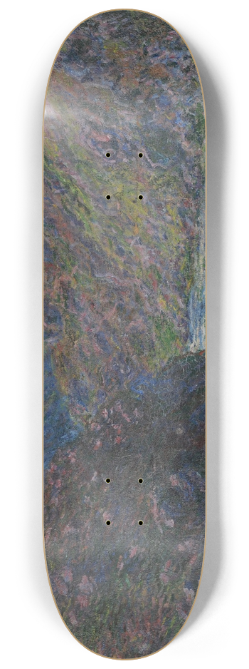 Claude Monet - Les ravins de la Creuse 8.25 inch art skate deck
